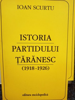 Istoria Partidului Taranesc (1918 - 1926)