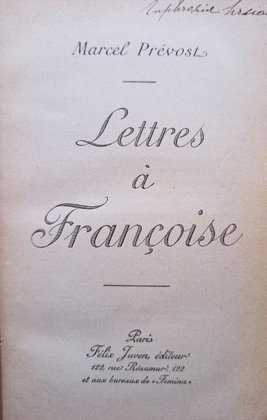 Lettres A Francoise