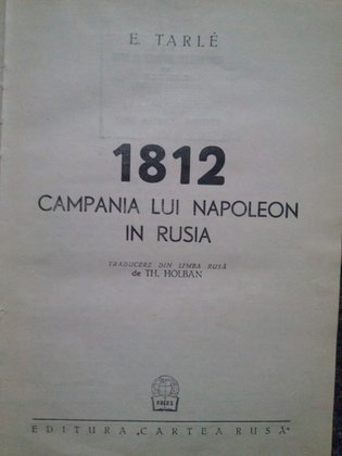 1812 Campania lui Napoleon in Rusia