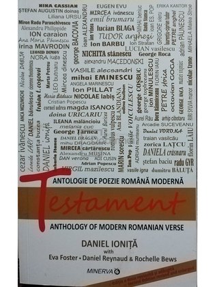 Testament - Antologie de poezie romana moderna (semnata)