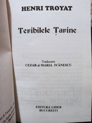 Teribilele Tarine