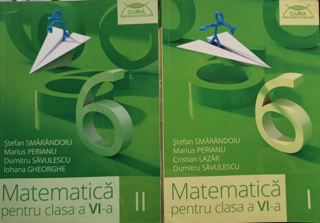 Matematica pentru clasa a VIa, 2 vol.