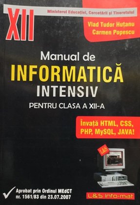 Manual de informatica intensiv pentru clasa a XII-a
