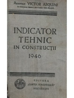 Indicator tehnic in constructii 1946
