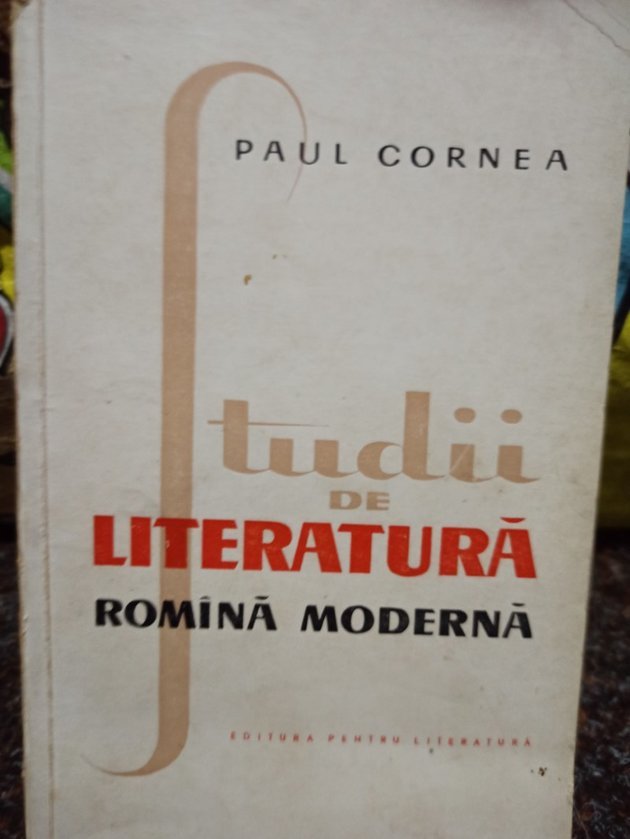 Studii de literatura romana moderna
