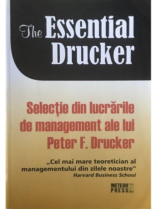 Selecție din lucrările de management ale lui Peter F. Drucker