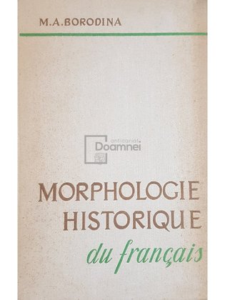 Morphologie historique du francais
