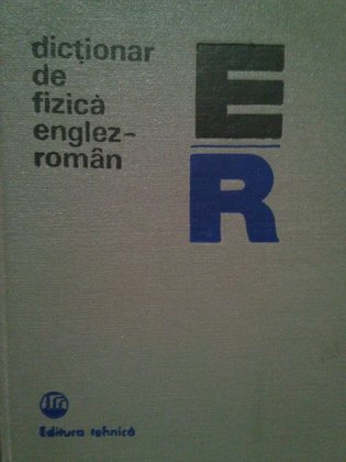 Dictionar de fizica englez-roman