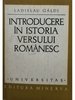 Introducere in istoria versului romanesc