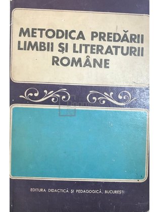 Metodica predării limbii și literaturii române