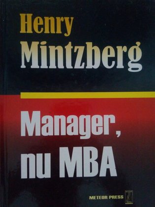Manager, nu MBA