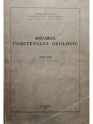 Anuarul Comitetului Geologic, vol. XXIII