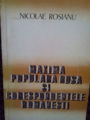 Maxima populara Rusa si corespondentele romanesti