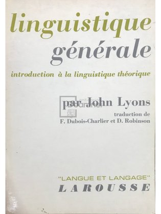 Linguistique generale