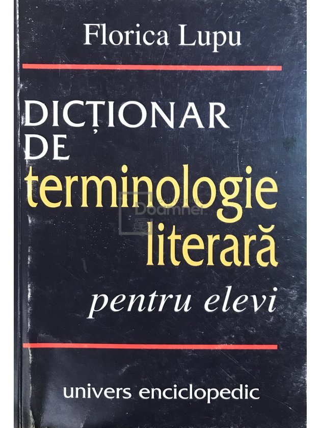 Dicționar de terminologie literară pentru elevi