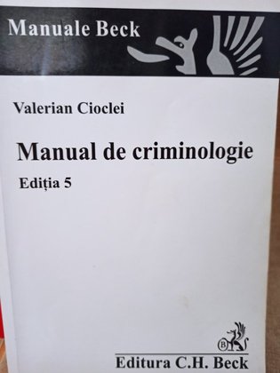 Manual de criminologie, editia 5