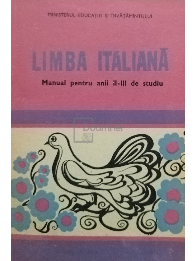 Limba italiana - Manual pentru anii II - III de studiu