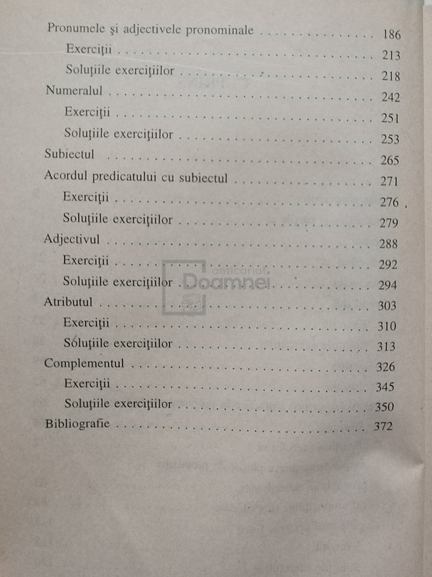 Gramatica limbii romane pentru clasele V - VIII