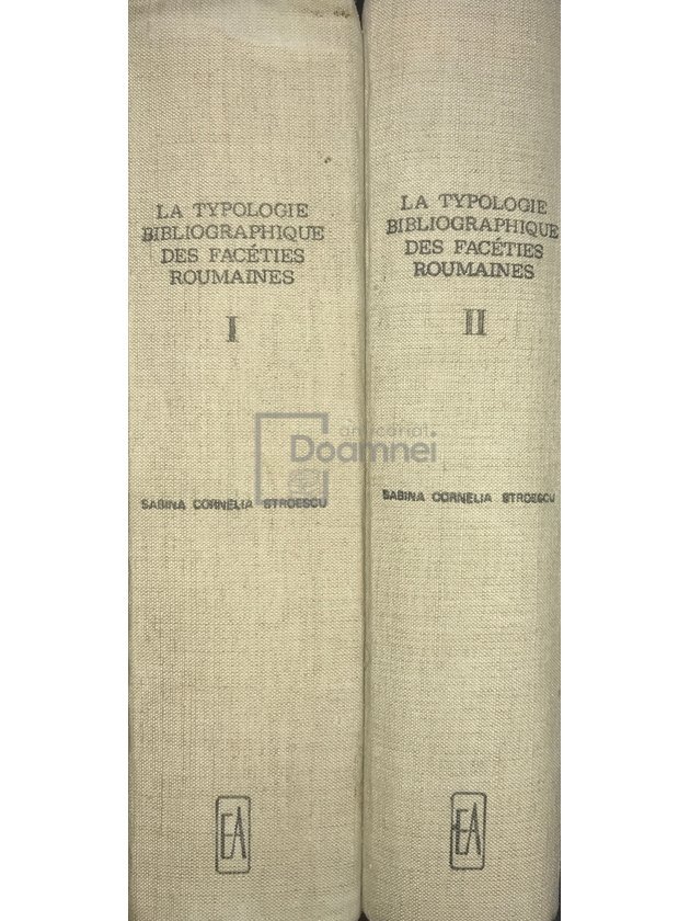 La typologie bibliographique des faceties roumaines, 2 vol.