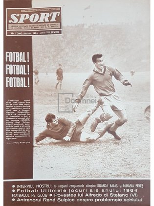 Revista Sport, anul 1965, 24 numere