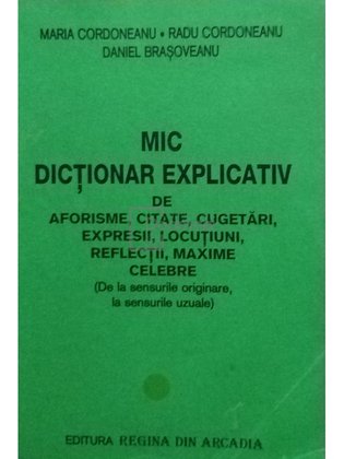 Mic dictionar explicativ