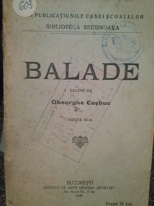 Balade, editia a III-a