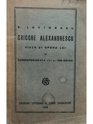 Grigore Alexandrescu - Viata si opera lui
