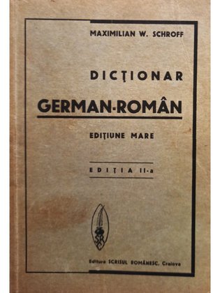 Dictionar german-roman, editia a II-a