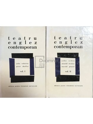 Teatru englez contemporan - 2 vol.