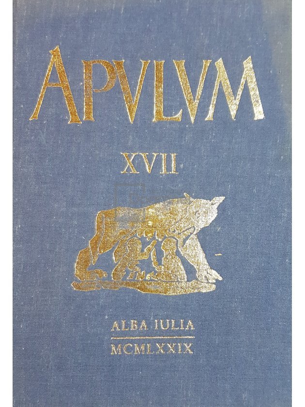 Apulum, vol. XVII