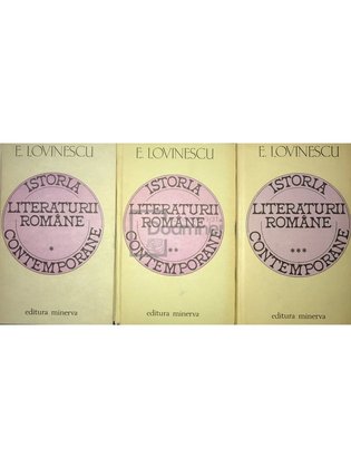 Istoria literaturii române contemporane, 3 vol.