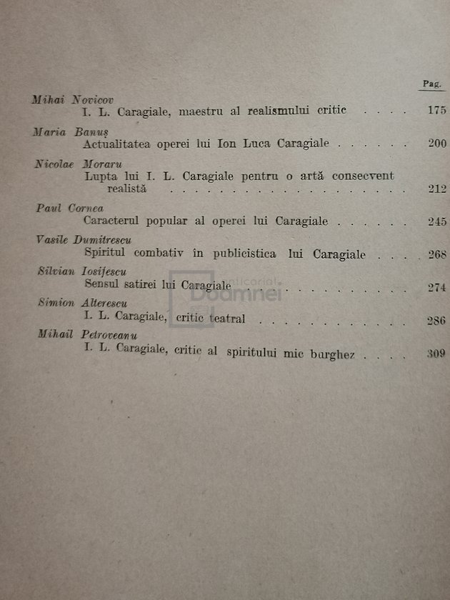 Studii și conferințe cu prilejul centenarului I. L. Caragiale