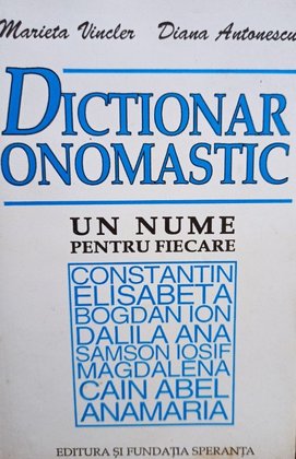 Dictionar onomastic