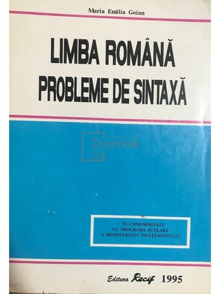 Limba română - Probleme de sintaxă