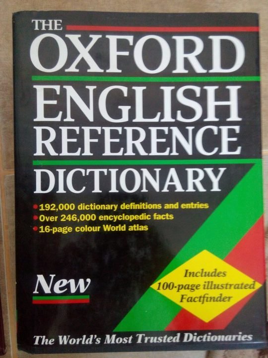 The oxford english reference dictionary