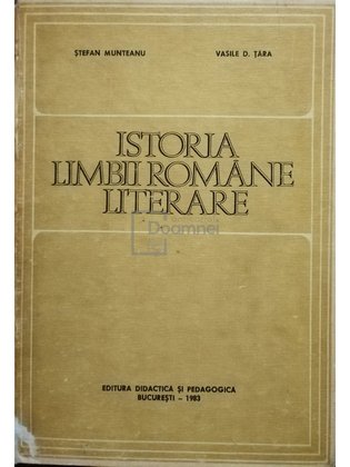 Istoria limbii române literare