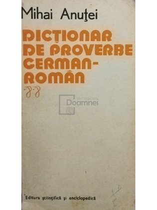 Dictionar de proverbe german - roman