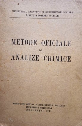 Metode oficiale de analize chimice