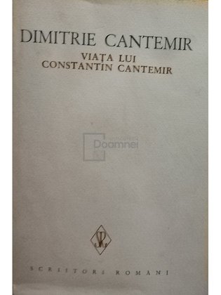Viața lui Constantin Cantemir