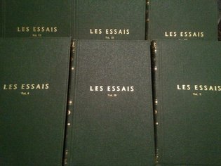 Les essais, 6 volume