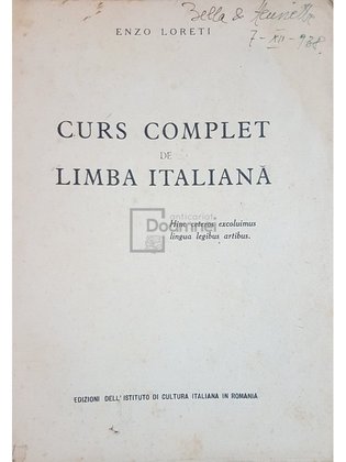 Curs complet de limba italiana