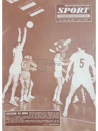 Revista Sport, anul 1963, 24 numere