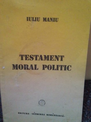 Testament moral politic