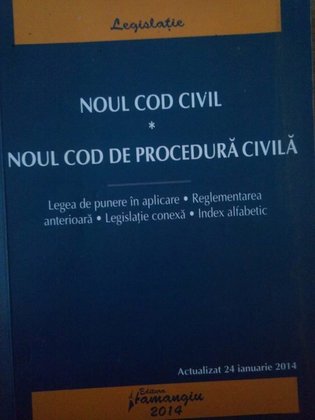 Noul cod civil, noul cod de procedura civila