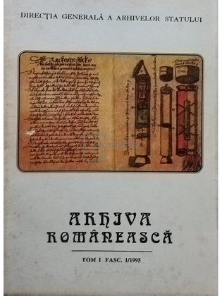 Arhiva romaneasca, anul CLV, tom I, fascicula 1/1995