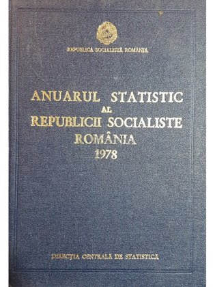 Anuarul statistic al Republicii Socialiste Romania 1978