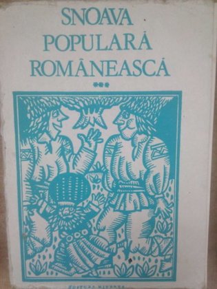 Snoava populara Romaneasca, vol. III