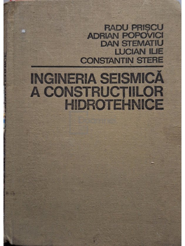 Ingineria seismică a construcțiilor hidrotehnice