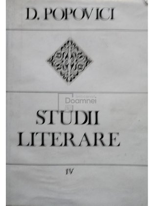Studii literare, vol. IV (semnata)