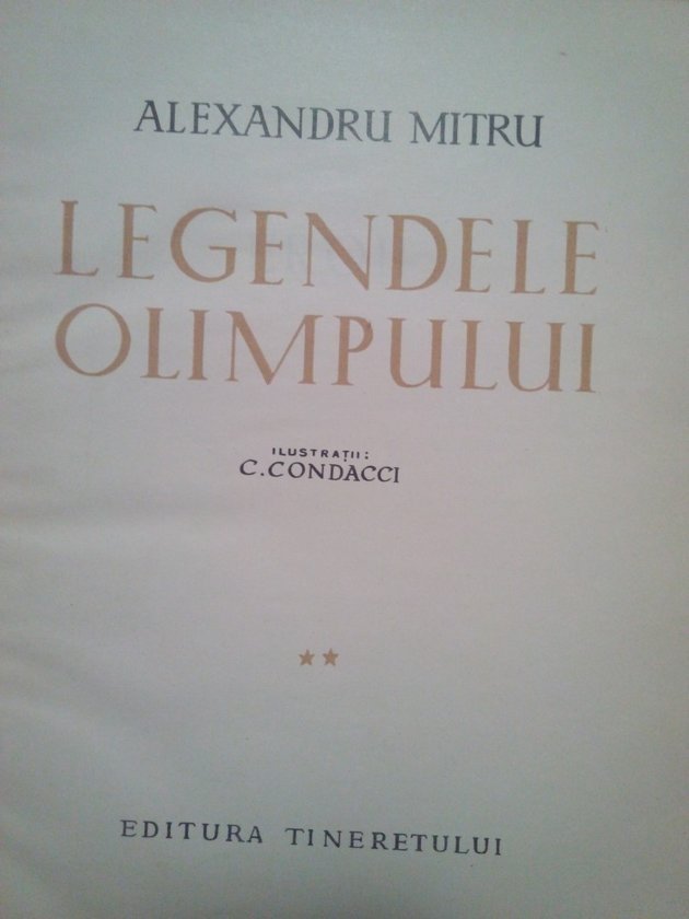 Legendele Olimpului, vol. II
